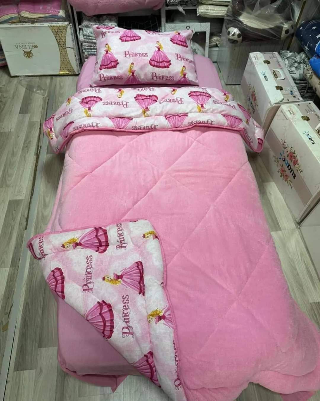 TEK KİŞİLİK WELSOFT YORGAN UYKU SETİ -PRENSES (5 ADET)