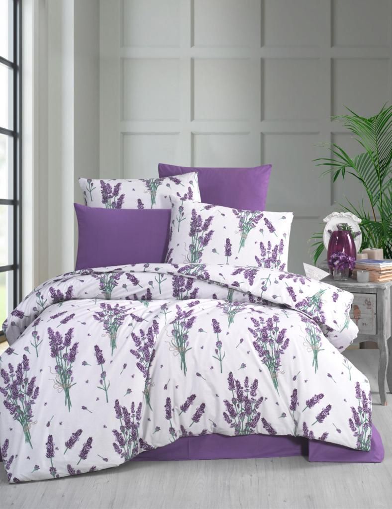 ÇİFT KİŞİLİK LAVANTA NEVRESİM TAKIMI