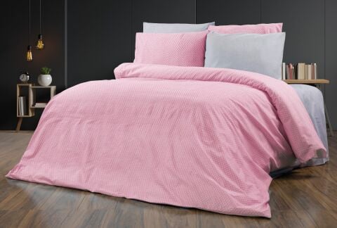 TEK KİŞİLİK PEMBE PUANTİYE NEVRESİM TAKIMI